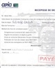 01 - Récépissé de dépôt avec mention "payé" 